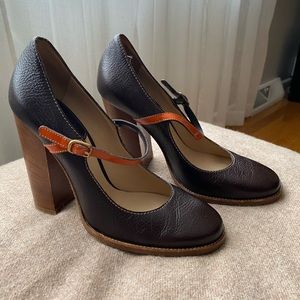 Authentic Dolce & Gabbana pump chunky Mary Jane size 40 made in Italy